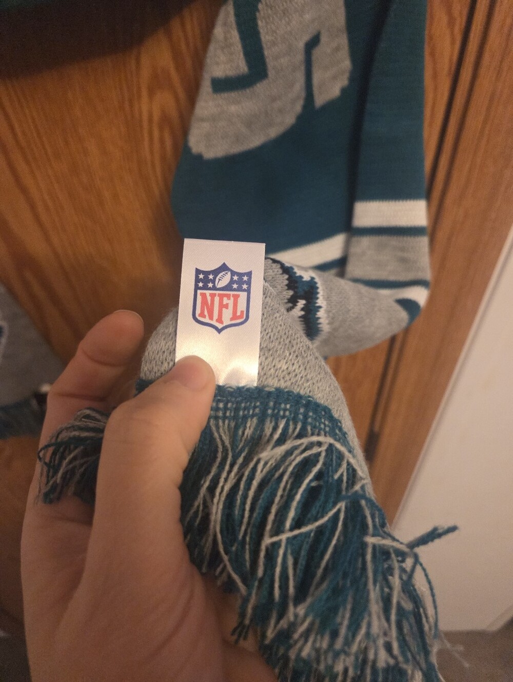 NFL Philadelphia Eagles Super Bowl 52 Champions Scarf NWT - Picture 4 of 6